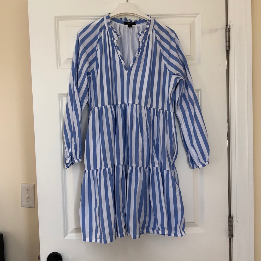 JCrew striped dress